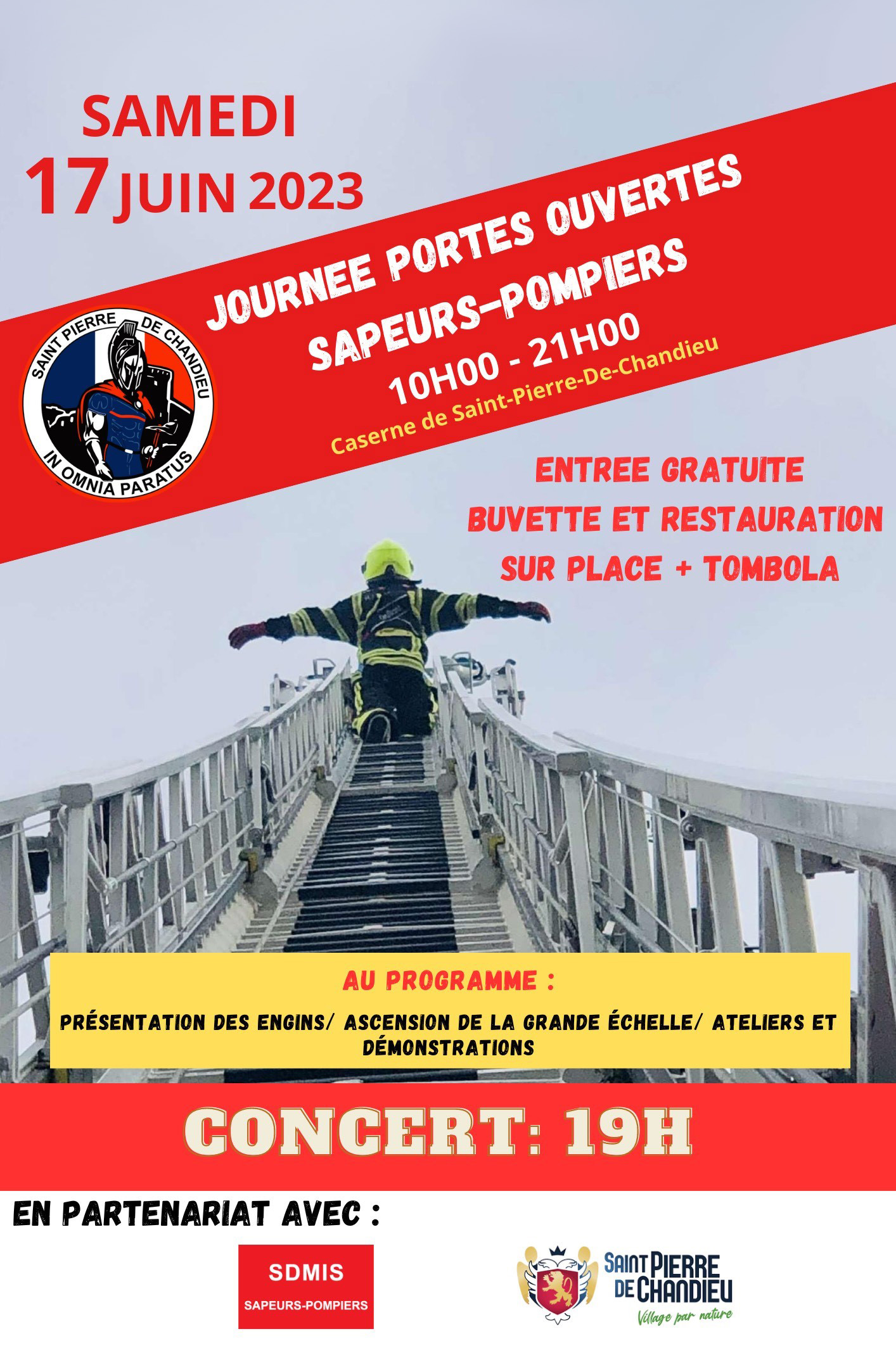 Journée Portes Ouvertes Sapeurs-Pompiers de Saint Pierre de Chandieu