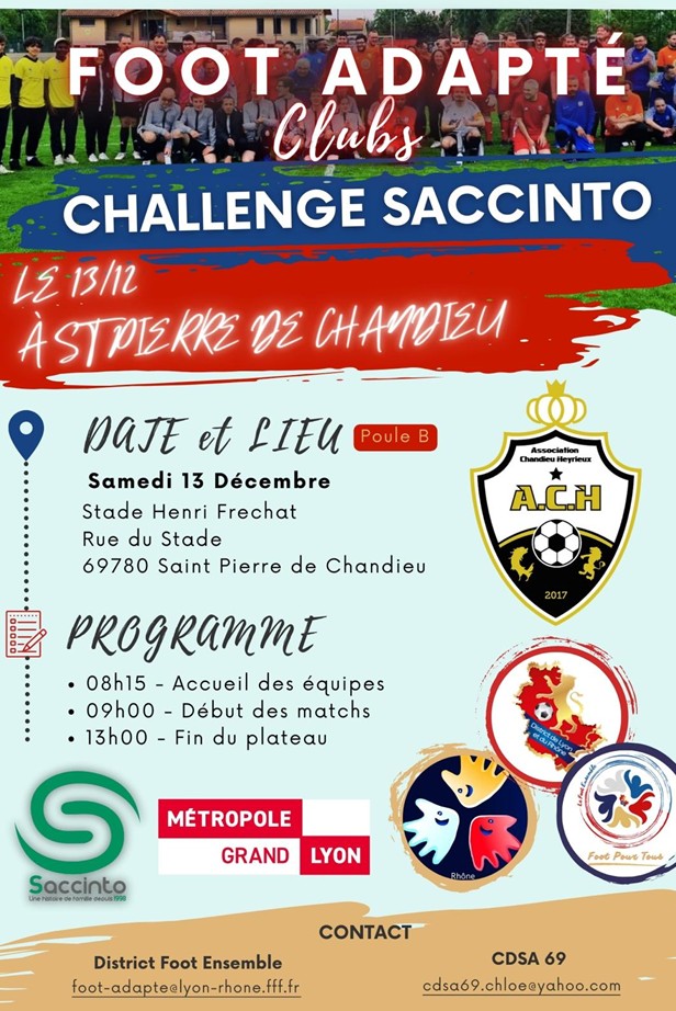 Foot adapté Clubs CHALLENGE SACCINTO - ACH