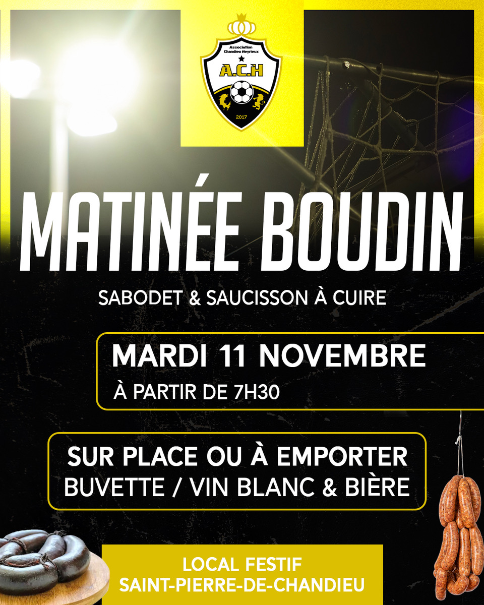 Matinée boudin ACH