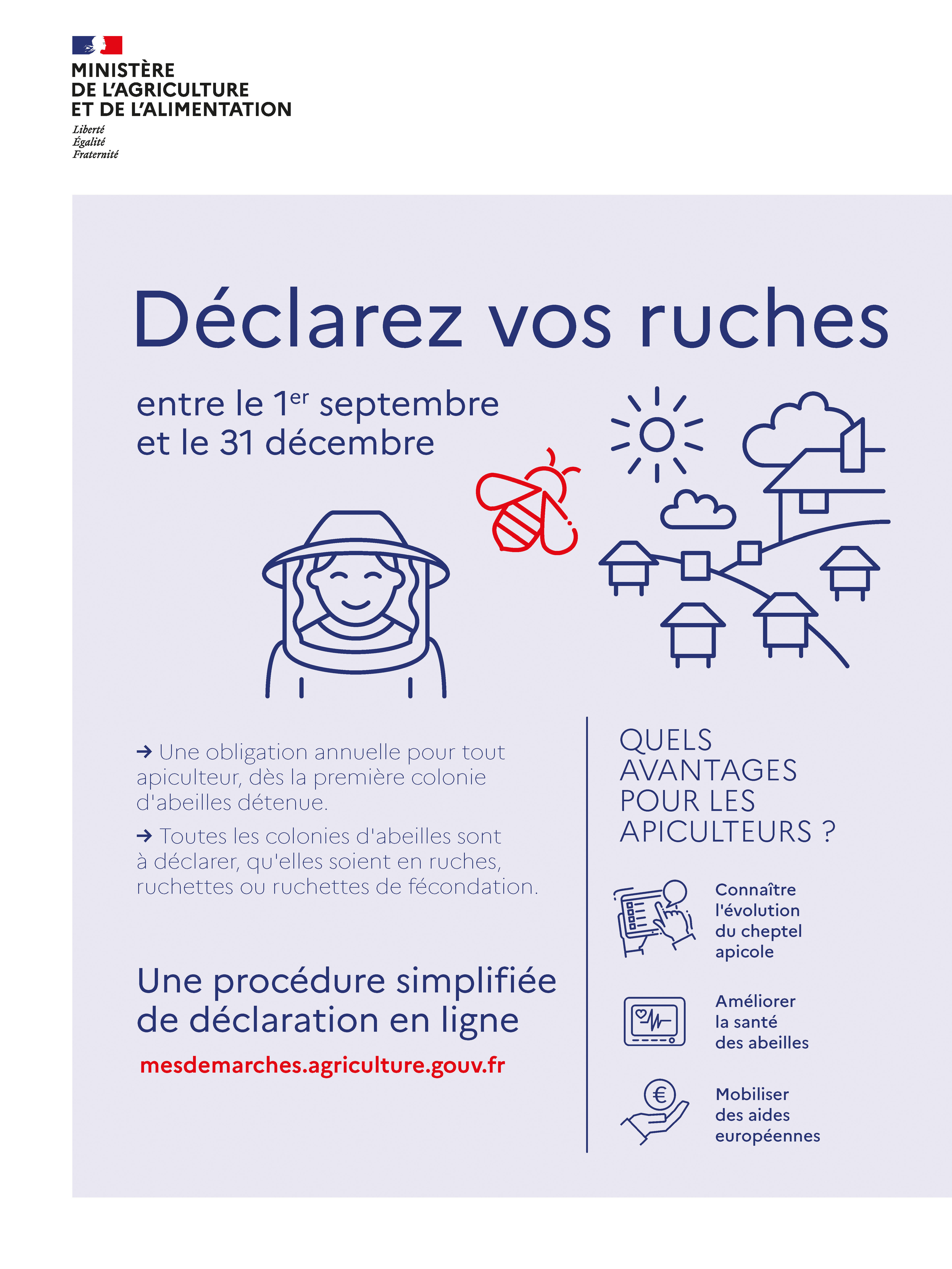 Déclarez vos ruches