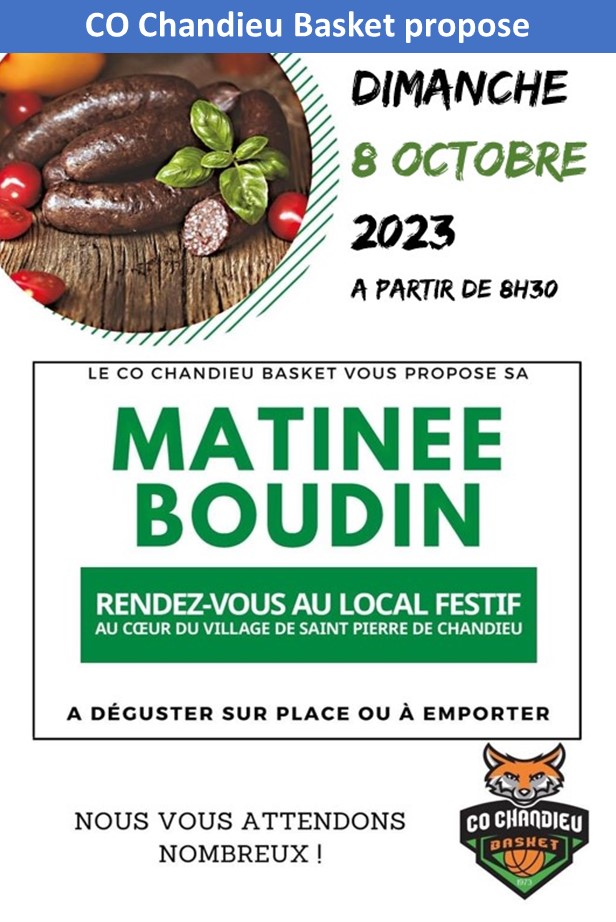 Matinée Boudin