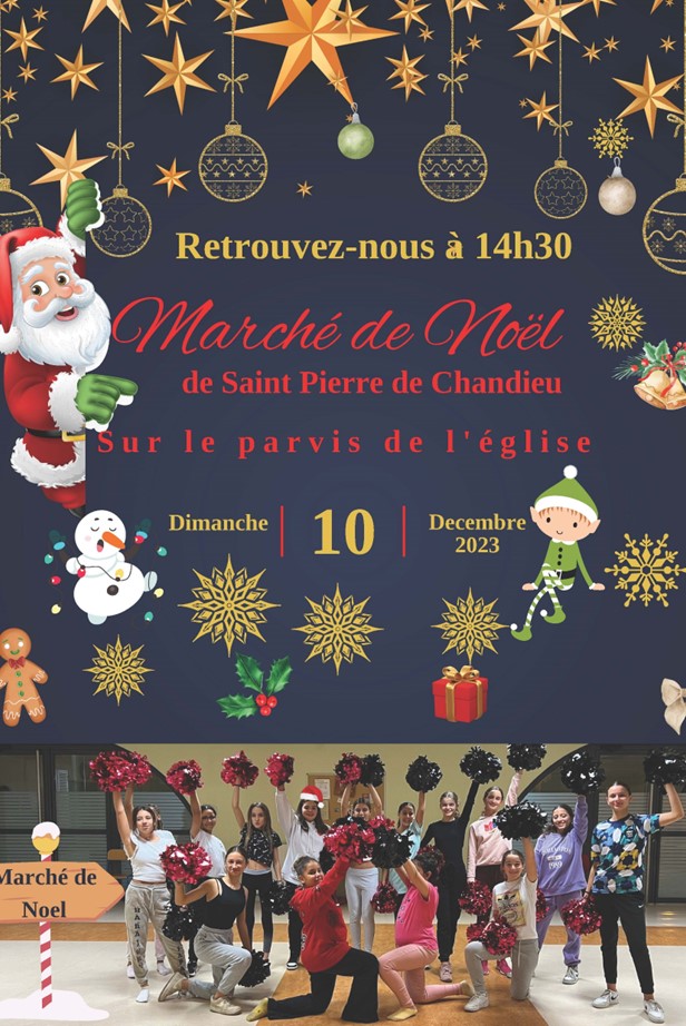 PomPom Girls St Pierre Attitude au Marché de Noël