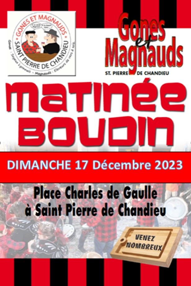 Matinée Boudin : Les Gones et les Magnauds
