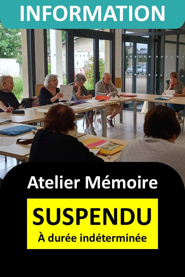 Atelier Mémoire suspendu