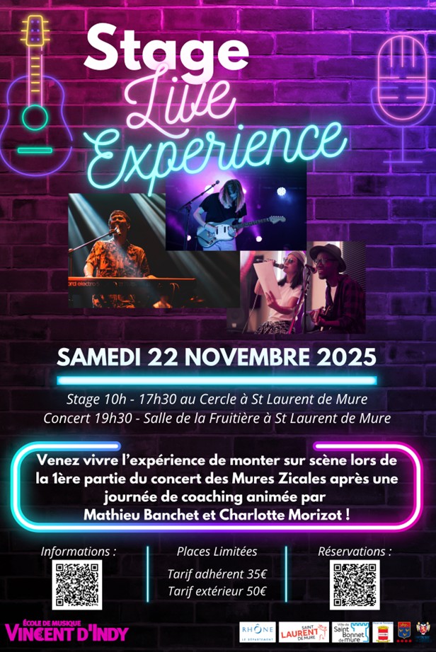 Stage Live Expérience