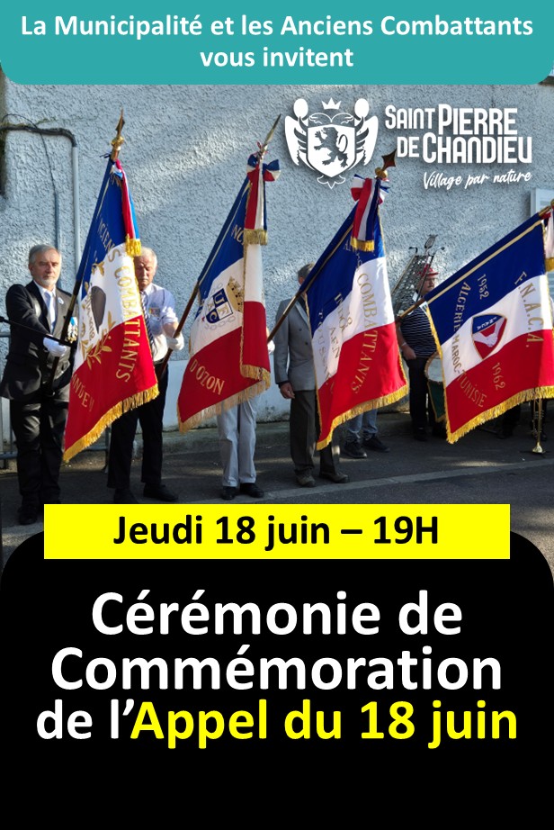 Commémoration appel du 18 juin 1940