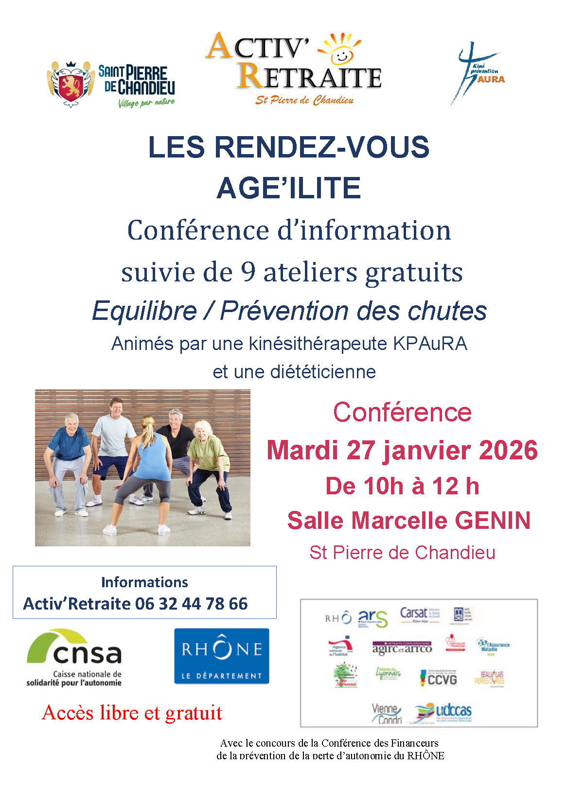 Les rendez-vous Age'ilité