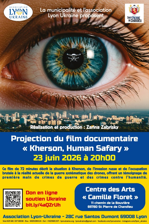 Projection du film documentaire "Kherson, Human Safary"