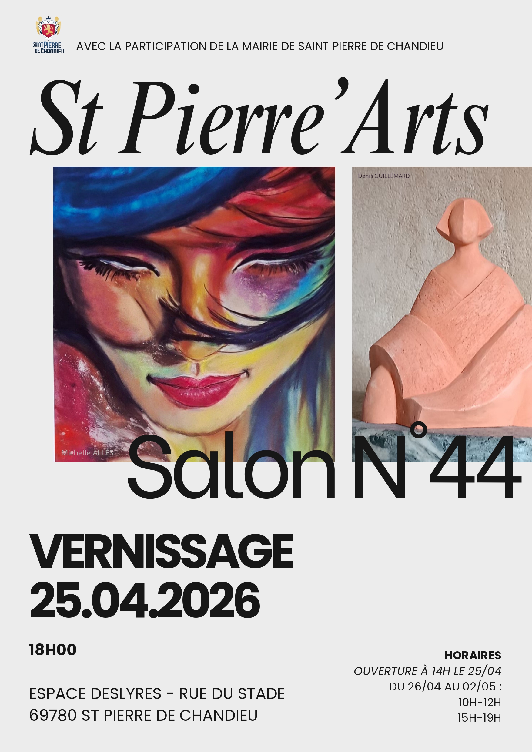 Exposition Saint Pierre'Arts 2026