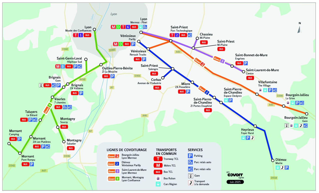Plan En Covoit' Ligne 2