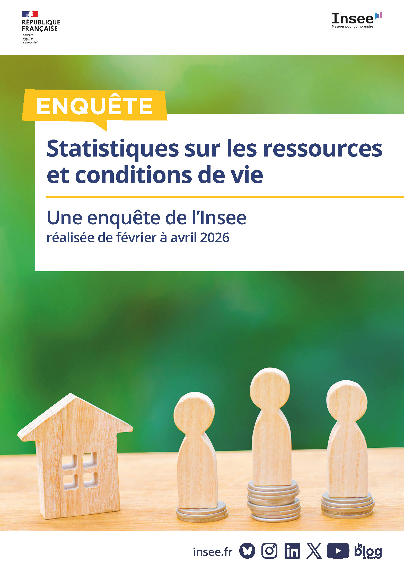 [Insee] Enquête Statistique Ressources et Conditions de Vie des Ménages