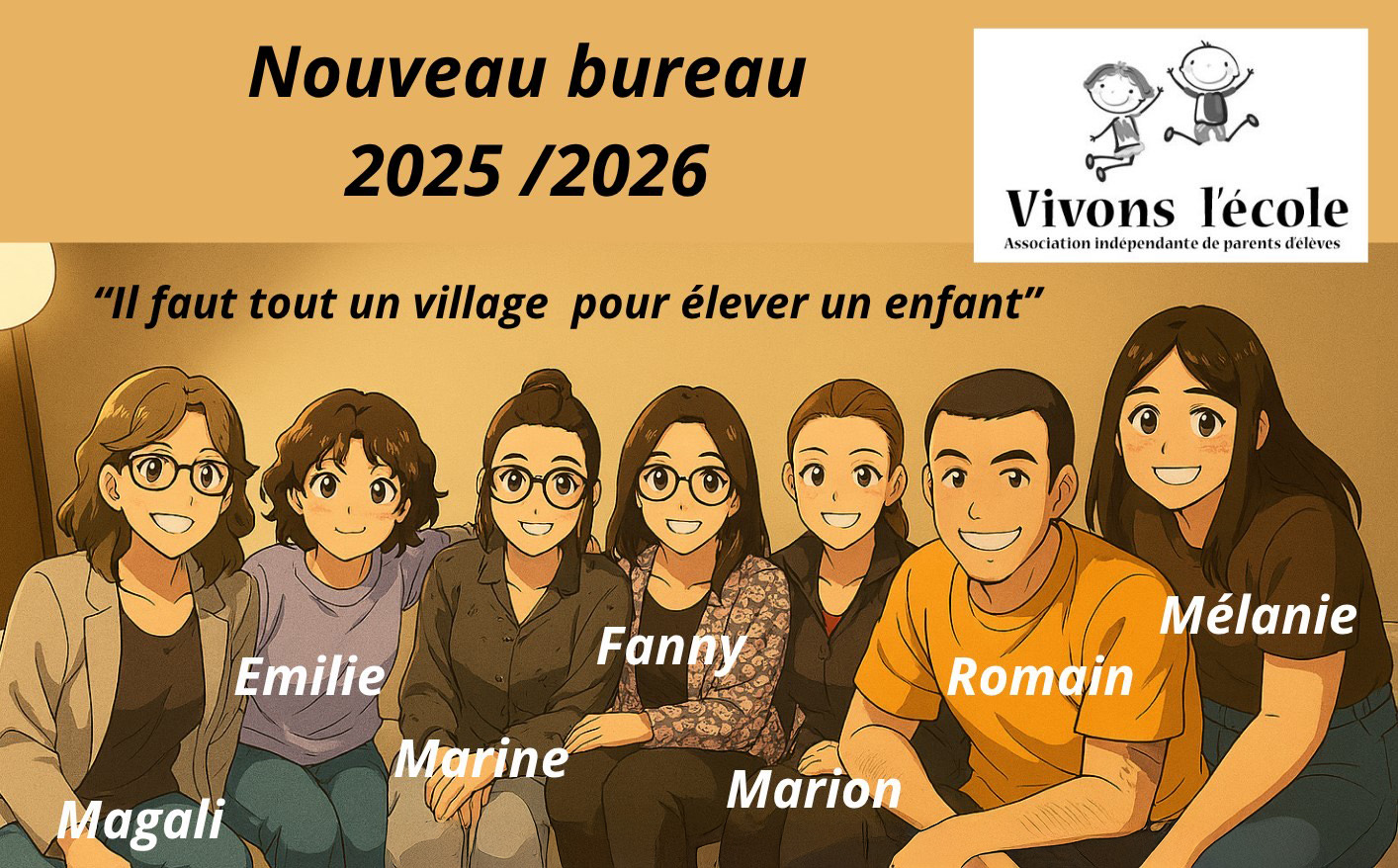 Nouveau Bureau Vivons l'école