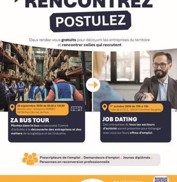 Emploi : deux rendez-vous pour découvrir les métiers de la logistique et de l’industrie et rencontrer les entreprises 